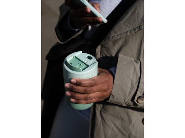 Joseph Joseph Sipp reisebeger med klafflokk 340 ml grønn (81122)