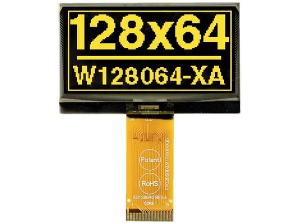 DISPLAY VISIONS OLED-display (B x H x D) 60,5 x 37 x 2,15 mm