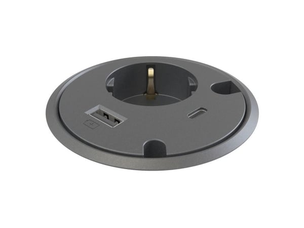 Kondator 935-PD16, Grundläggande, Svart, 1 AC-utgångar, Typ F, Typ F, 1,25 m