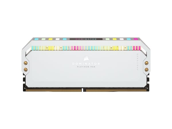 CORSAIR Dominator Platinum RGB - DDR5 - sett - 64 GB: 2 x 32 GB - DIMM 288-pin - 5200 MHz / PC5-41600 - CL40 - 1.25 V - hvit