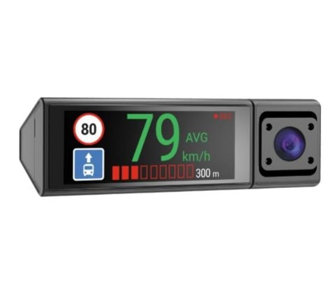 NAVITEL RC3 PRO - Instrumentbordkamera - 1080 p / 30 fps - 2.0 MP - Wi-Fi - G-Sensor - svart