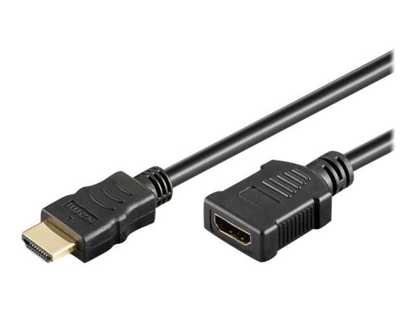 MicroConnect - Ultra High Speed - HDMI-forlengelseskabel - HDMI hann til HDMI hunn - 2 m - svart - 4 K 60 Hz (4096 x 2160) støtte, Lydreturkanal (ARC) MicroConnect - Ultra High Speed - HDMI-forlengelseskabel - HDMI hann til HDMI hunn - 2 m - svart - 4 K 60 Hz (4096 x 2160) støtte, Lydreturkanal (ARC)