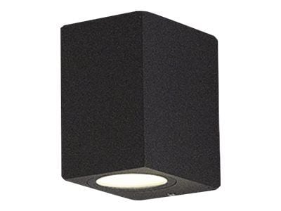 Nordtronic Alba - Vegglampe - LED - total: 8 W - 3000 K - grafittgrå