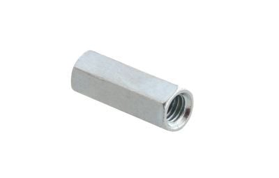 WALRAVEN Gevindmuffe M6x25mm med sekskant, elforzinket, nøglevidde 10mm
