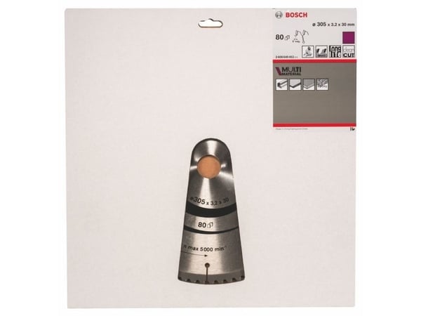 Bosch RUNDSAVKLINGE Ø305X30MM 80T -5GR ALU