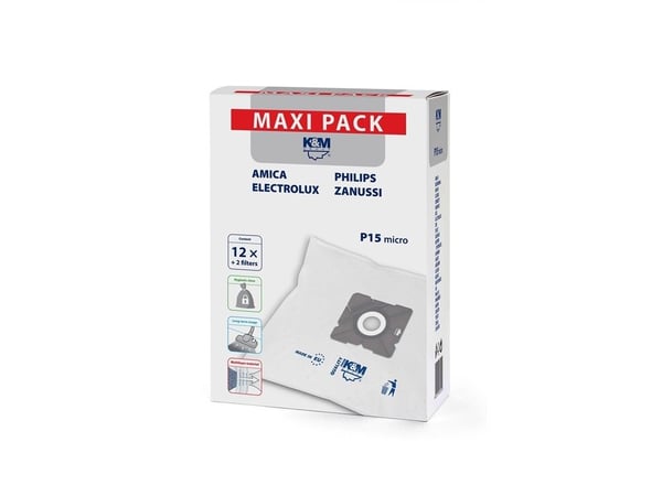 König & Meyer pölynimuripussit P15/maxi 12 kpl