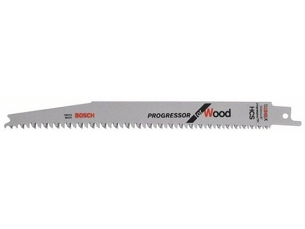 Bosch Progressor for Wood S 2345 X - Sagblad - for construction boards, tre, kartong, medium-density fibreboard (MDF), kryssfinér, plast - 5 deler ...