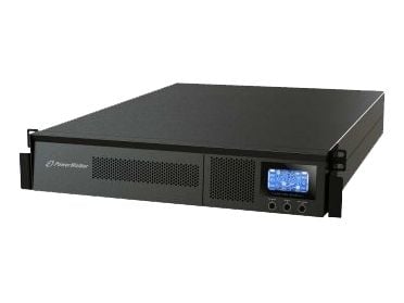 PowerWalker VFI 1000RM LCD - UPS - 900 watt - 1000 VA - 7 Ah - RS-232, USB - utgangskontakter: 6 - 2U - 19" - svart