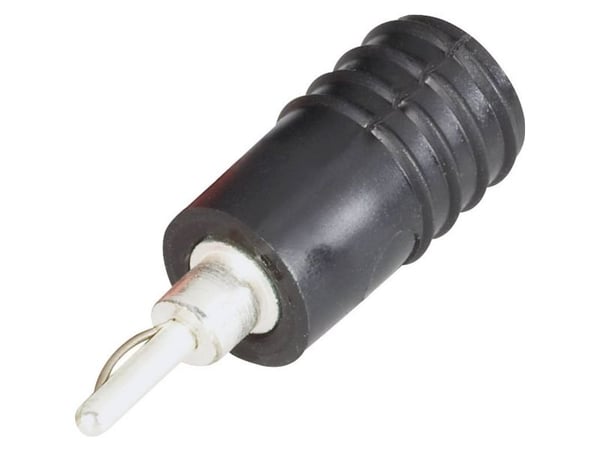 Schnepp ÜS 2040 Adapteripistoke Pistoke 2 mm - Pistorasia 4 mm Musta 1 kpl