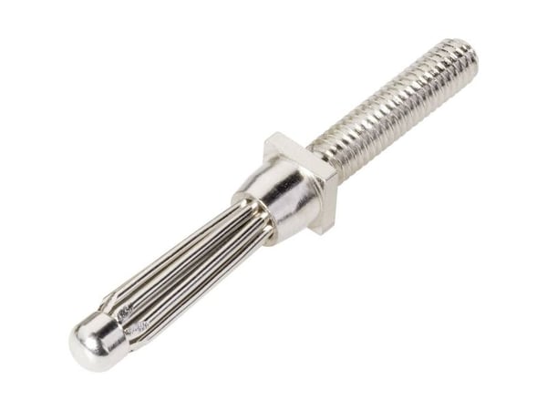 Schnepp ES 4000 Bananstik Stik, indbygning lodret Stift-diameter: 4 mm Sølv 1 stk