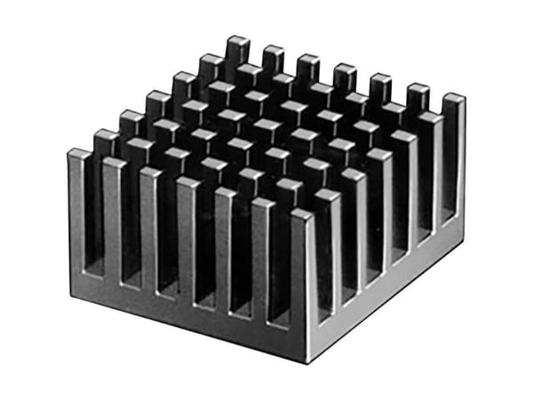 Fischer Elektronik 10037120 ICK PGA 8 x 8 x 12 kylkropp 14,8 K/W (L x B x H) 23 x 23 x 12,3 mm
