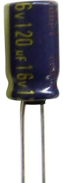 Panasonic EEU-FR1V222 elektrolytisk kondensator radialt kablet 7,5 mm 2200µF 35 V 20 % O - stigning: 7,5 mm · Temperatur (maks.): +105 °C · Tempera...