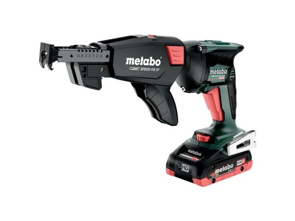 Metabo TBS 18 LTX BL 5000, Skrupistol, Pistolhåndtak, 1/4", Magnetisk bitholder, Sort, Grønn, Børsteløs