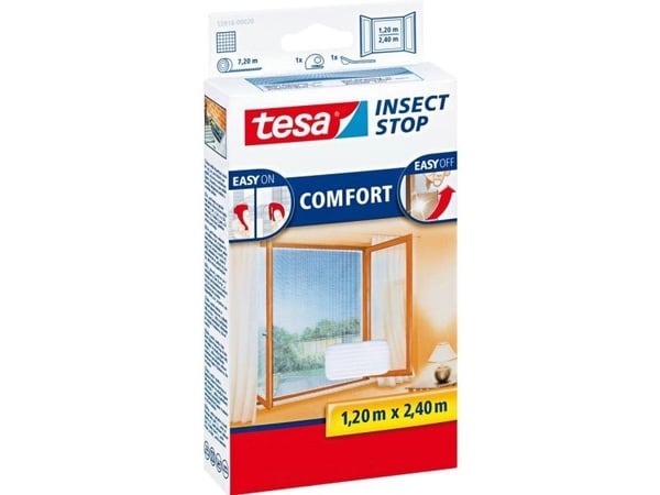 TESA 559180002000, 1200 mm, 1400 mm, Hvit, 1 stykker