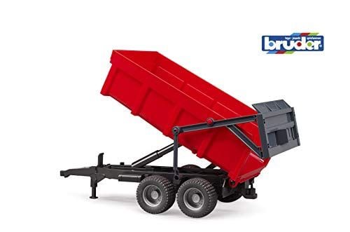 Bruder Tipping trailer red toy