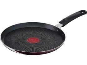 TEFAL D52210 Resist Intense crêpe-panne 25 cm med speileffekt vinrød