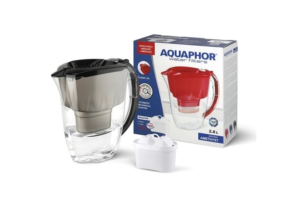 Aquaphor Amethyst musta suodatinkannu + 1x B25 Maxfor plus patruuna