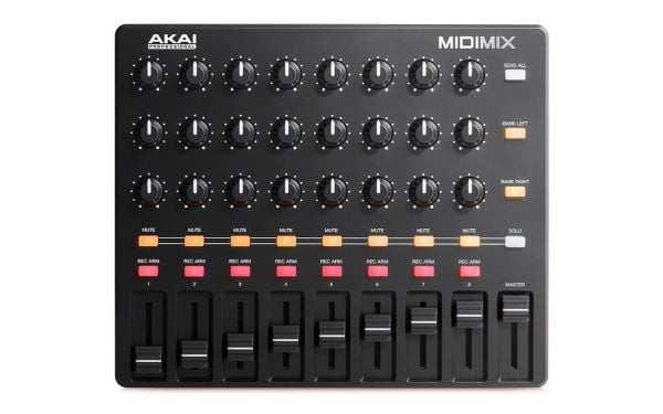 Akai MidiMix, 3 kanaler, Sort, Rød