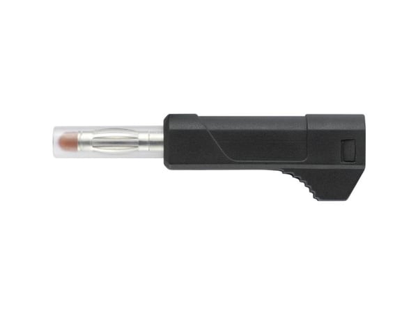 TRU COMPONENTS TC-R8-103 B miniatyr lamellkontakt, rett, stift-diameter 4 mm, sort (1 stk.)
