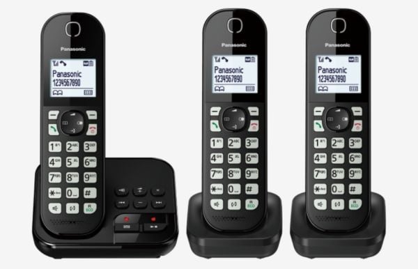 Panasonic KX-TGC463GB trådlös telefon svart