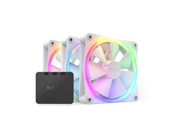 NZXT F Series F120 RGB Triple Pack - Kabinettvifte - 120 mm - matt hvit