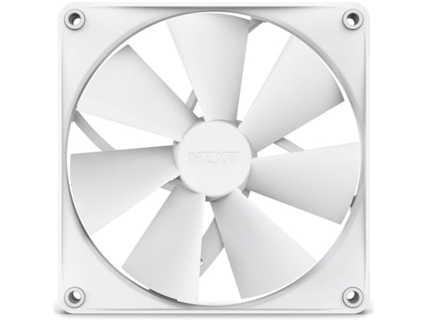 NZXT F Series F140P - Kabinettvifte - 140 mm - matt hvit