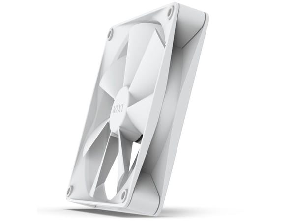 NZXT F Series F140P - Kabinettvifte - 140 mm - matt hvit