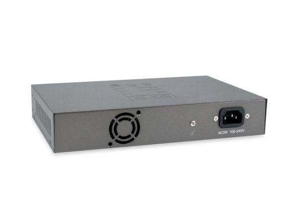 LevelOne GEP-1221, Hallitsematon, Gigabit Ethernet (10/100/1000), Power over Ethernet -tuki, Telineasennus