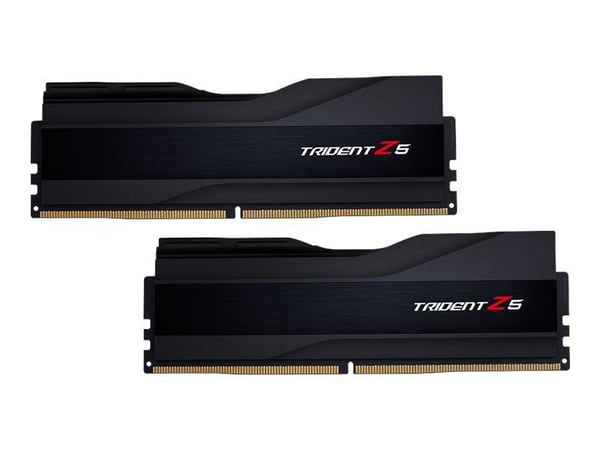 G.Skill Trident Z5 - DDR5 - sett - 64 GB: 2 x 32 GB - DIMM 288-pin - 6000 MHz / PC5-48000 - CL30 - 1.4 V - ikke-bufret - ikke-ECC - matt svart
