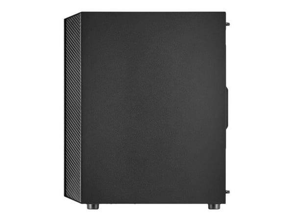 AeroCool Hive FRGB - Tempered Glass Edition - mid tower - ATX - genomskinlig sidopanel (härdat glas) - ingen strömförsörjning (ATX) - svart - USB/ljud
