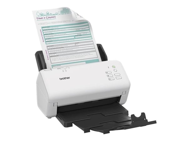 Brother ADS-4300N - Dokumentskanner - Dobbel CIS - Dupleks - A4 - 600 dpi x 600 dpi - inntil 40 spm (mono) / inntil 40 spm (farge) - ADF (80 ark) -...