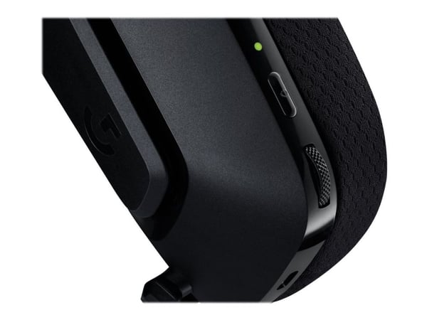 Logitech G535 LIGHTSPEED - Hodesett - Full størrelse - 2,4 GHz - Trådløs - USB - Svart