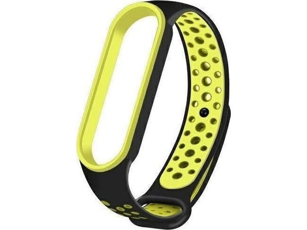 Beline reim til Mi Band 6 svart/grønn (black-green)