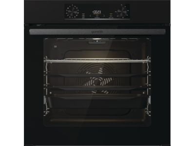 Gorenje Essential BPS6737E07B - Ovn - med dampfunksjon - innebygd - fordypning - bredde: 56 cm - dybde: 55 cm - høyde: 59 cm - med selvrens - Klass...