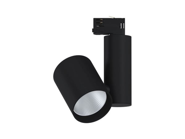 Paulmann 91351, Spotlight på skinne, Ikke-utskiftbare pærer, 1 ampuller, LED, 4000 K, Sort
