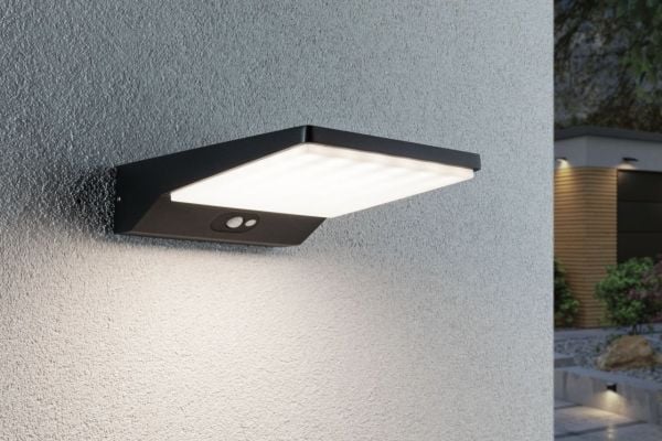 Paulmann 94332, Utendørs veggbelysning, Grå, Aluminium, IP44, Fasade, I