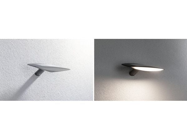 Paulmann 94340, Utendørs veggbelysning, Antracitt, Plast, IP44, Fasade, III