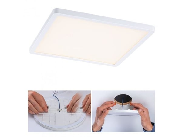Paulmann 93054, Rektangulær, Tak, Overflatemontert, Hvit, Plast, IP44