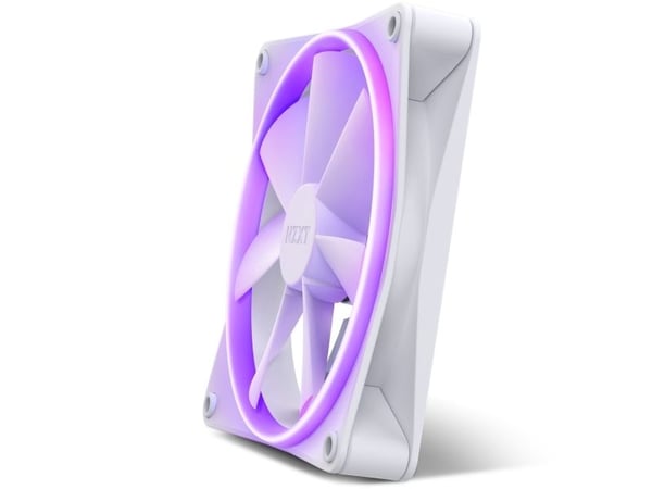 NZXT F Series F140 RGB - Kabinettvifte - 140 mm - matt hvit