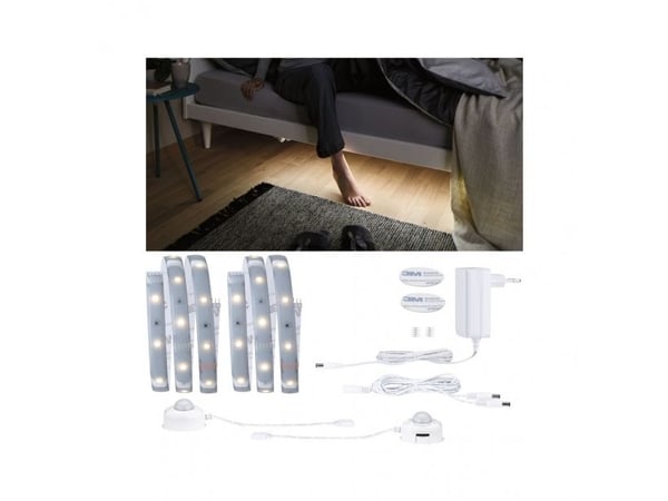 Paulmann 78894, Universale lysstriper, Orientasjon, Innendørs, Soverom, Sølv, Plast