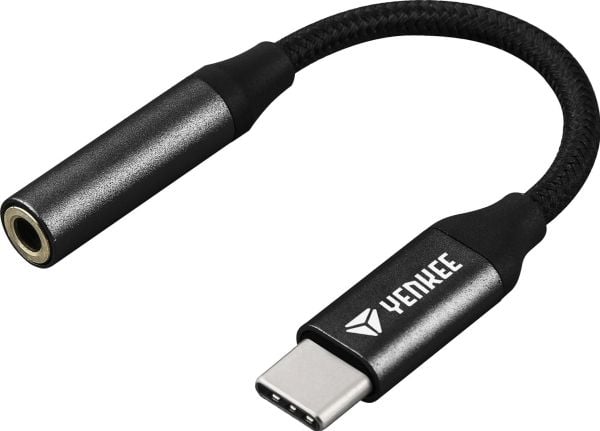 Yenkee USB-sovitin YTC 102 USB-C - 3,5 mm liitin Musta (35054433)