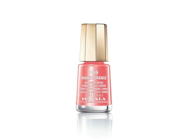 Mavala Mini Color, Vaaleanpunainen, Waikiki Orange, Väritys, 1 kpl, Läpikuultamaton, Creme