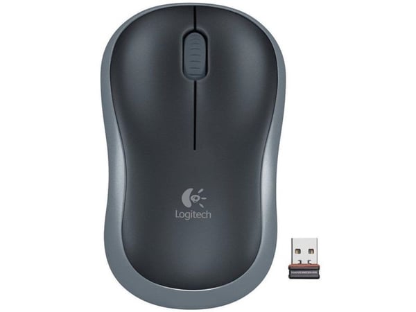 Logitech M185 - Mus - optinen - trådløs - 2,4 GHz - trådløs modtager (USB) - vihreä
