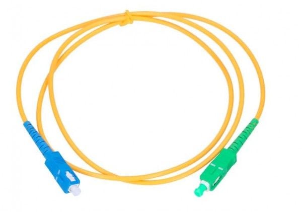 Extralink - Koblingskabel - SC/APC-enkeltmodus til SC/UPC-enkeltmodus - 2 m - 3 mm - fiberoptisk - simpleks - G.652D