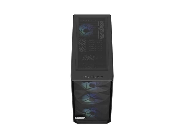 Fractal Design Meshify 2 Lite - Tower - utvidet ATX (E-ATX) - sidepanel med vindu (herdet glass) - ingen strømforsyning (ATX) - RGB sort TG lys far...