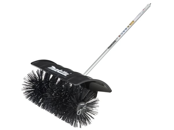 Makita - Sweeping brush attachment - för stubborn dirt, leaves - 250 mm - bredd: 600 mm - för Makita DUX18ZX1, EX2650LH, EX2650LHM