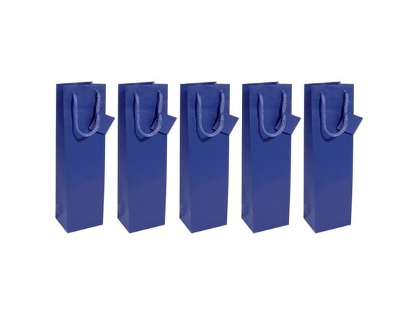 Sigel GT505, Gavepapirbag, Blå, Monokromatisk, Papir, Matt, 157 g/m²