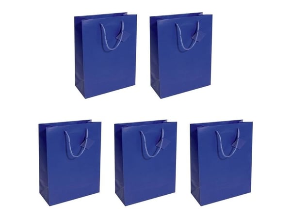 Sigel GT503, Gavepapirbag, Blå, Monokromatisk, Papir, Matt, 157 g/m²