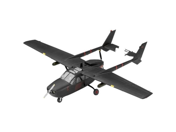 Revell O-2A Skymaster, Flymodell med fastvinge, Monteringssett, 1:48, O-2A Skymaster, Alle kjønn, Plast