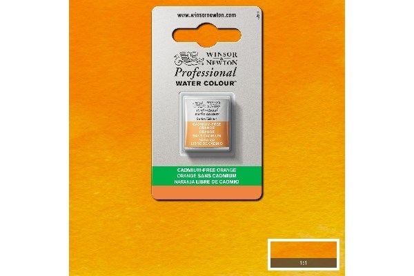 Akvarellproffs 1/2 pannå cadmiumfri, orange